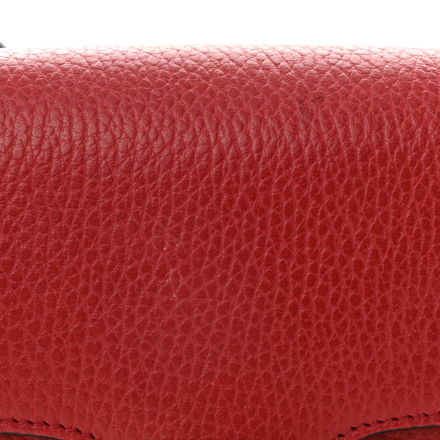 Dollar Calfskin Small Interlocking G Shoulder Bag Red