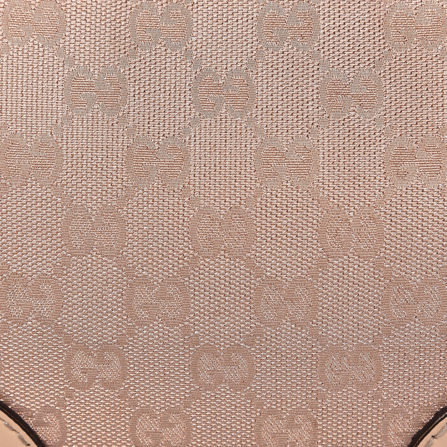 Metallic Monogram Small Lovely Heart Messenger Pink