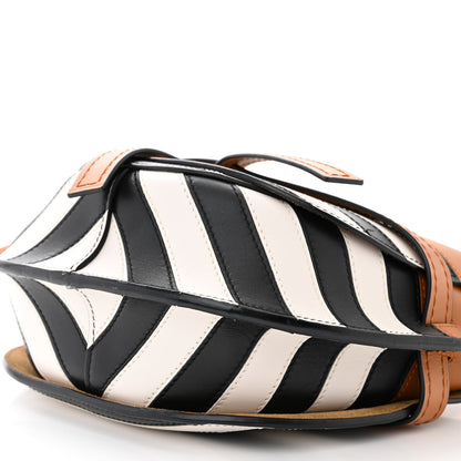 Loewe Calfskin Marine Stripe Small Gate Crossbody Bag Tan 9 of 9