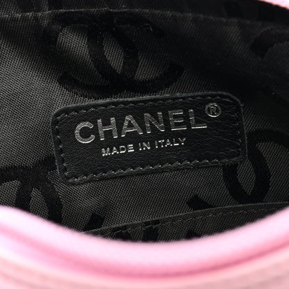 Chanel Calfskin Quilted Medium Cambon Messenger Pink Black 6 of 10