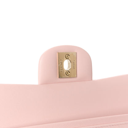Chanel Lambskin Quilted Small Double Flap Light Pink 7 of 12