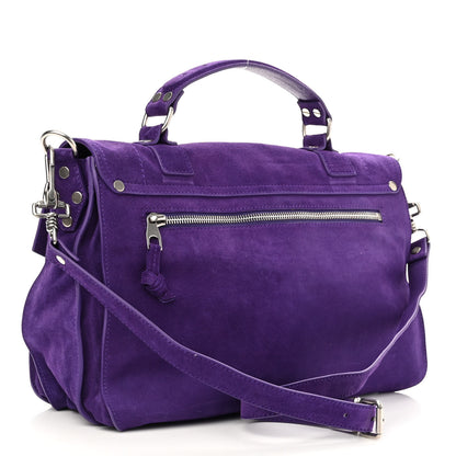 Proenza Schouler Suede Medium PS1 Satchel Amethyst 3 of 14