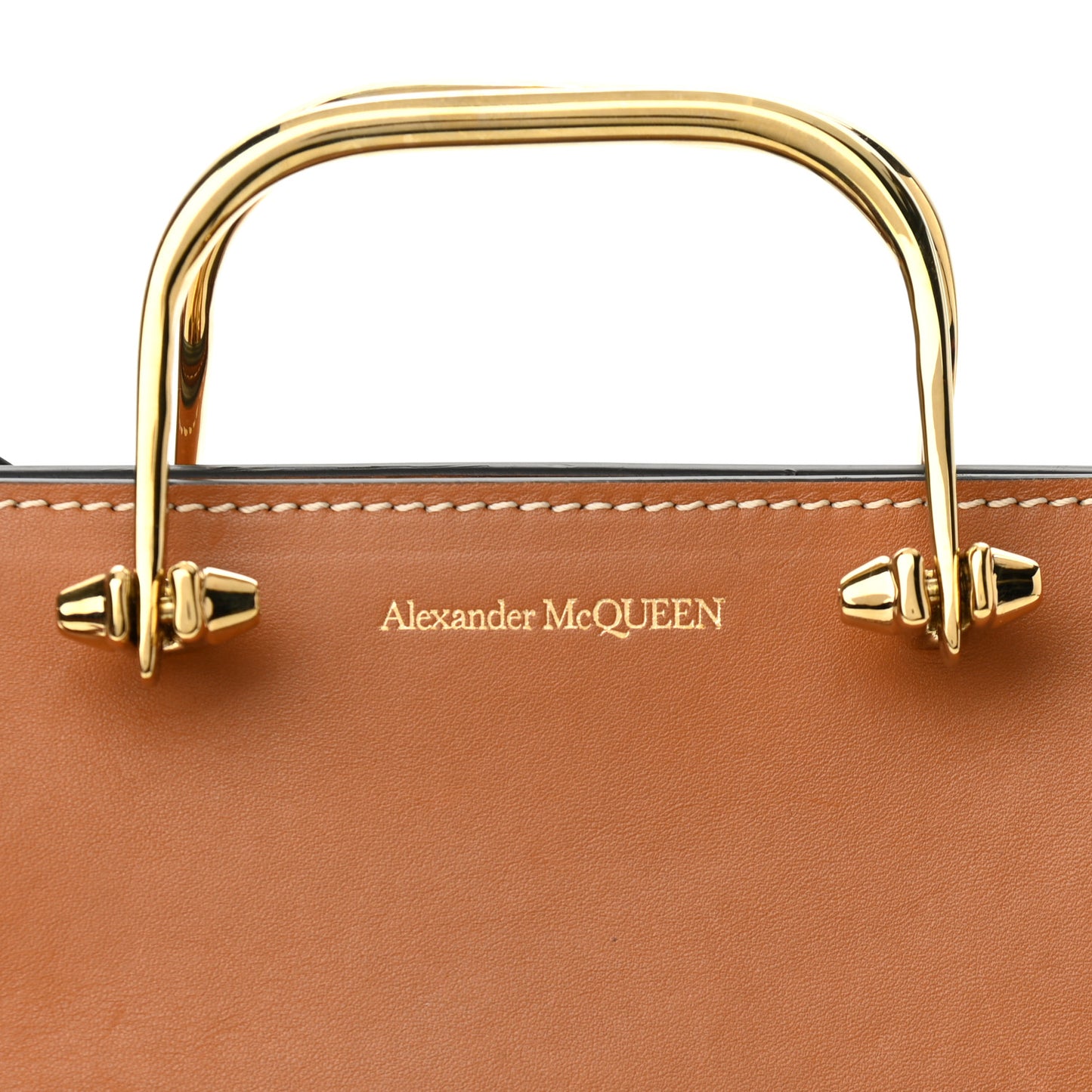 Calfskin The Short Story Shoulder Bag Tan