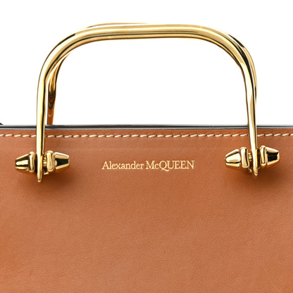 Alexander McQueen Calfskin The Short Story Shoulder Bag Tan 7 of 9