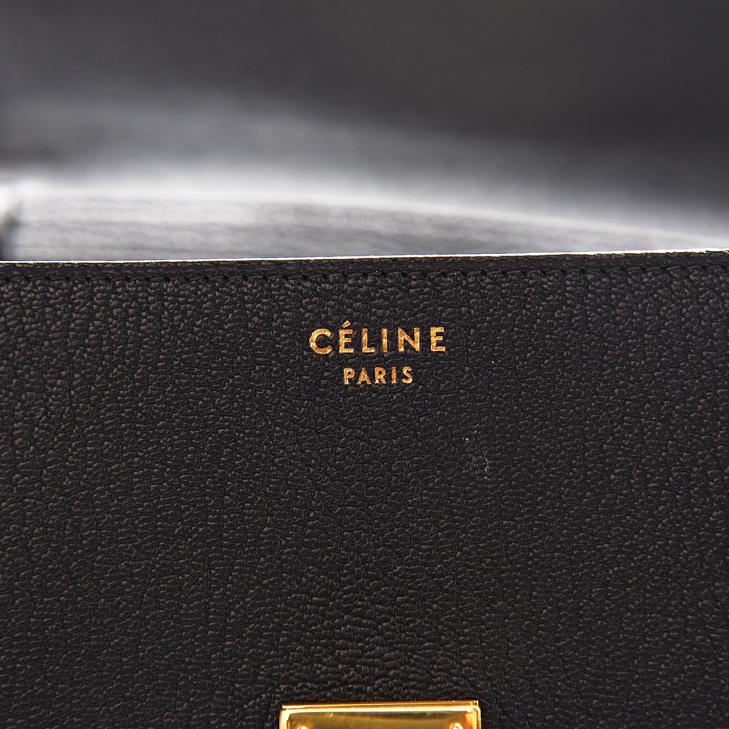 Goatskin Medium Classic Box Flap Bag Black