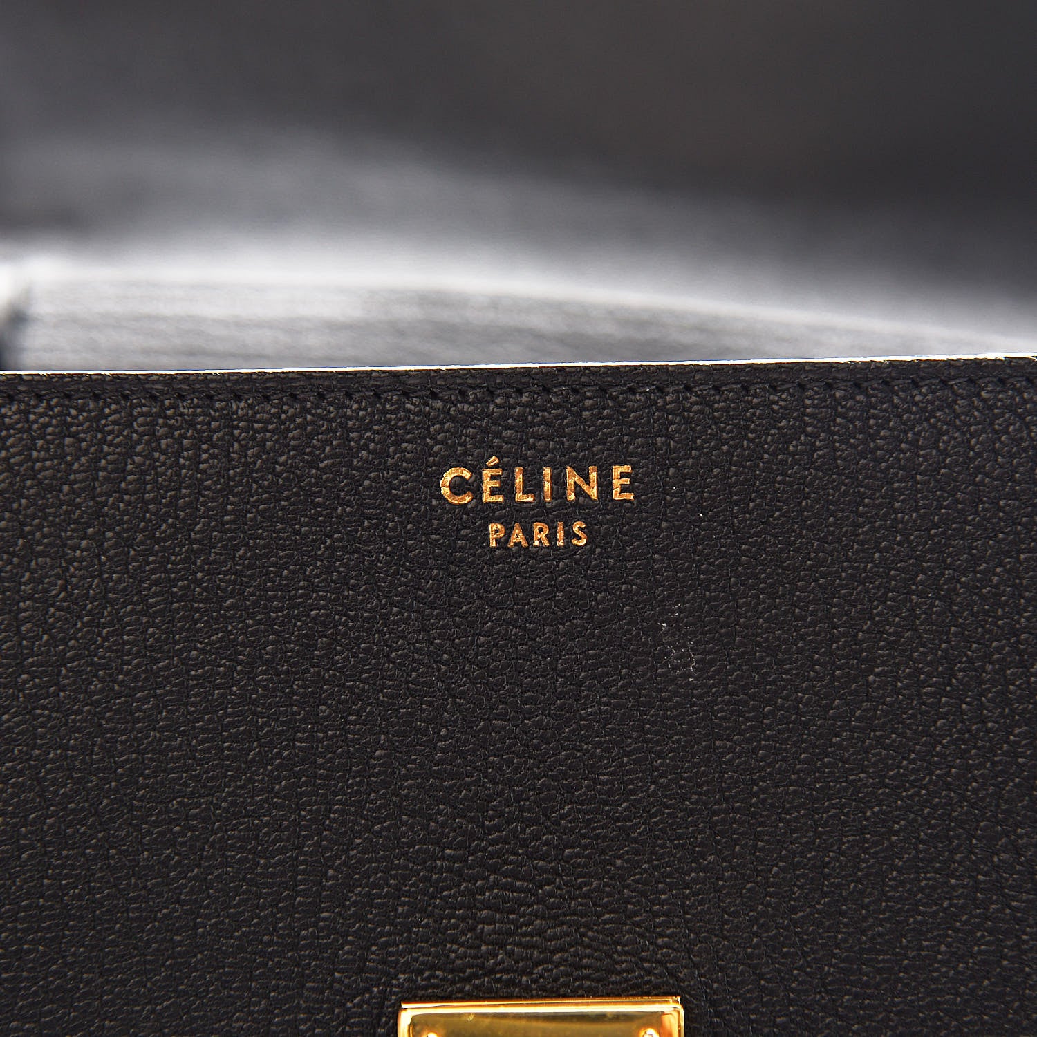 Celine Goatskin Medium Classic Box Flap Bag Black 8 of 12