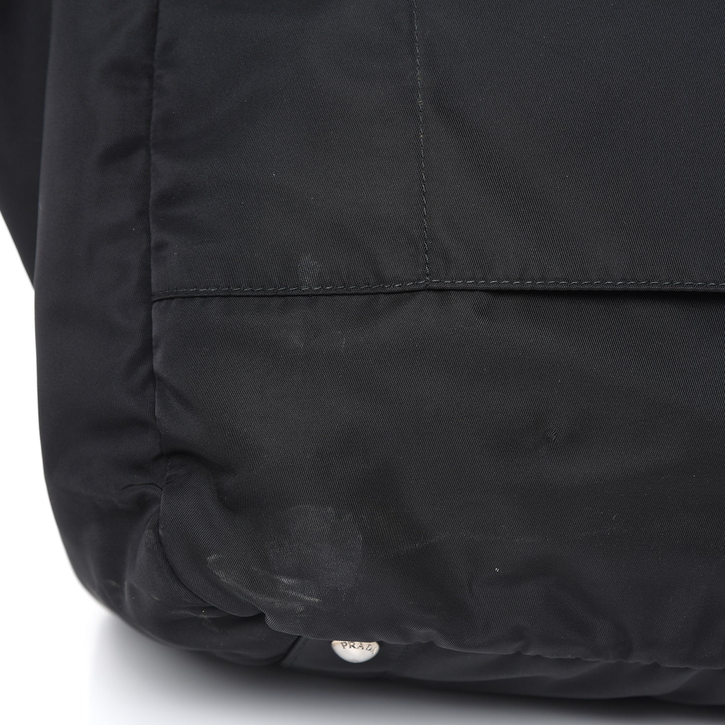 Tessuto Nylon Vela Diaper Bag Black