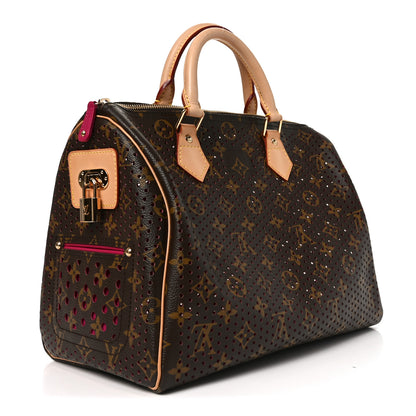 Louis Vuitton Monogram Perforated Speedy 30 Fuchsia 3 of 9