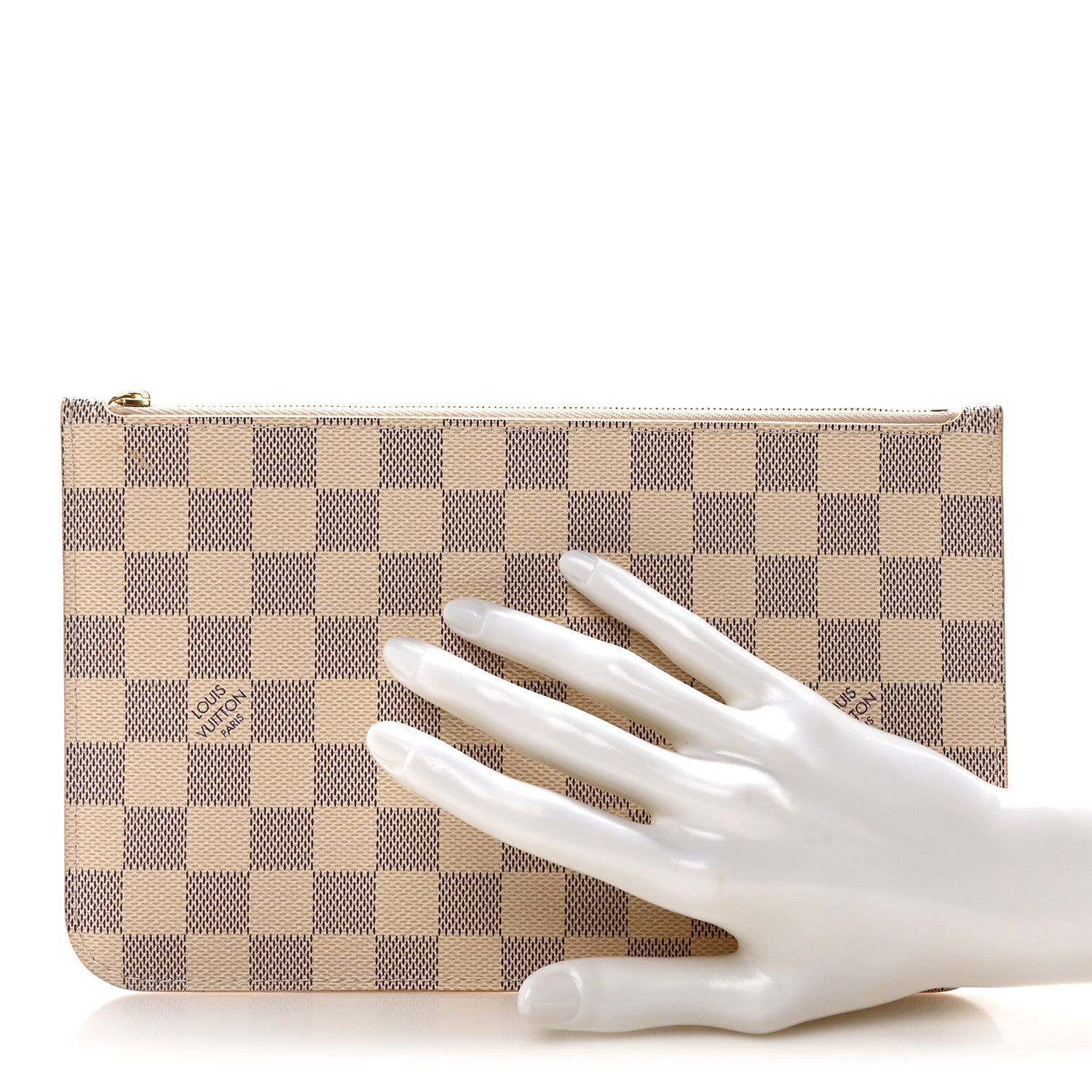 Louis Vuitton Damier Azur Neverfull MM GM Pochette 2 of 9