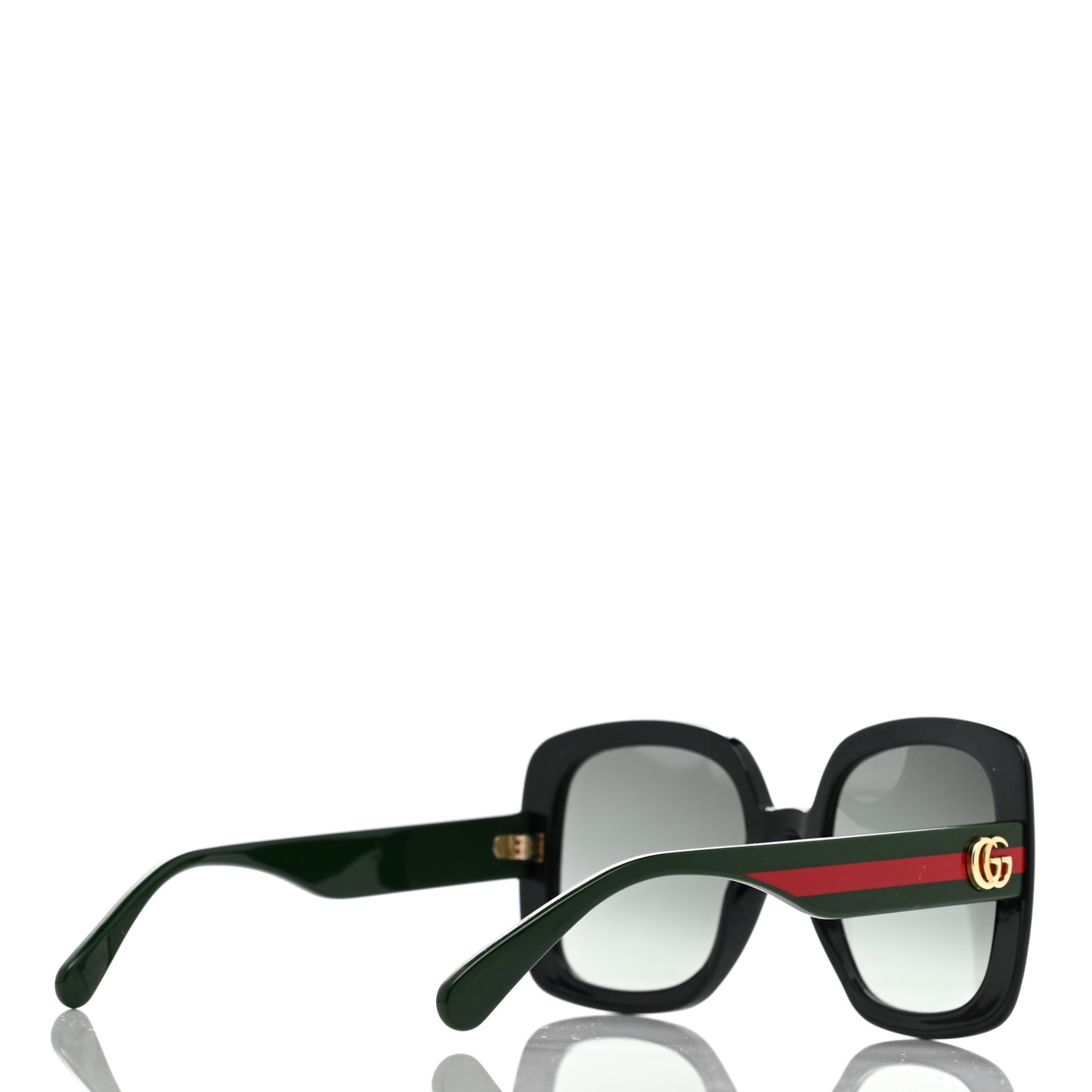 Acetate Square GG Web Sunglasses GG0713S Black