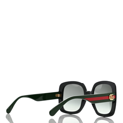 Gucci Acetate Square GG Web Sunglasses GG0713S Black 4 of 9