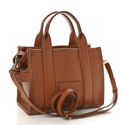 Marc Jacobs Grained Calfskin Medium The Tote Bag Argan Oil 2 of 10