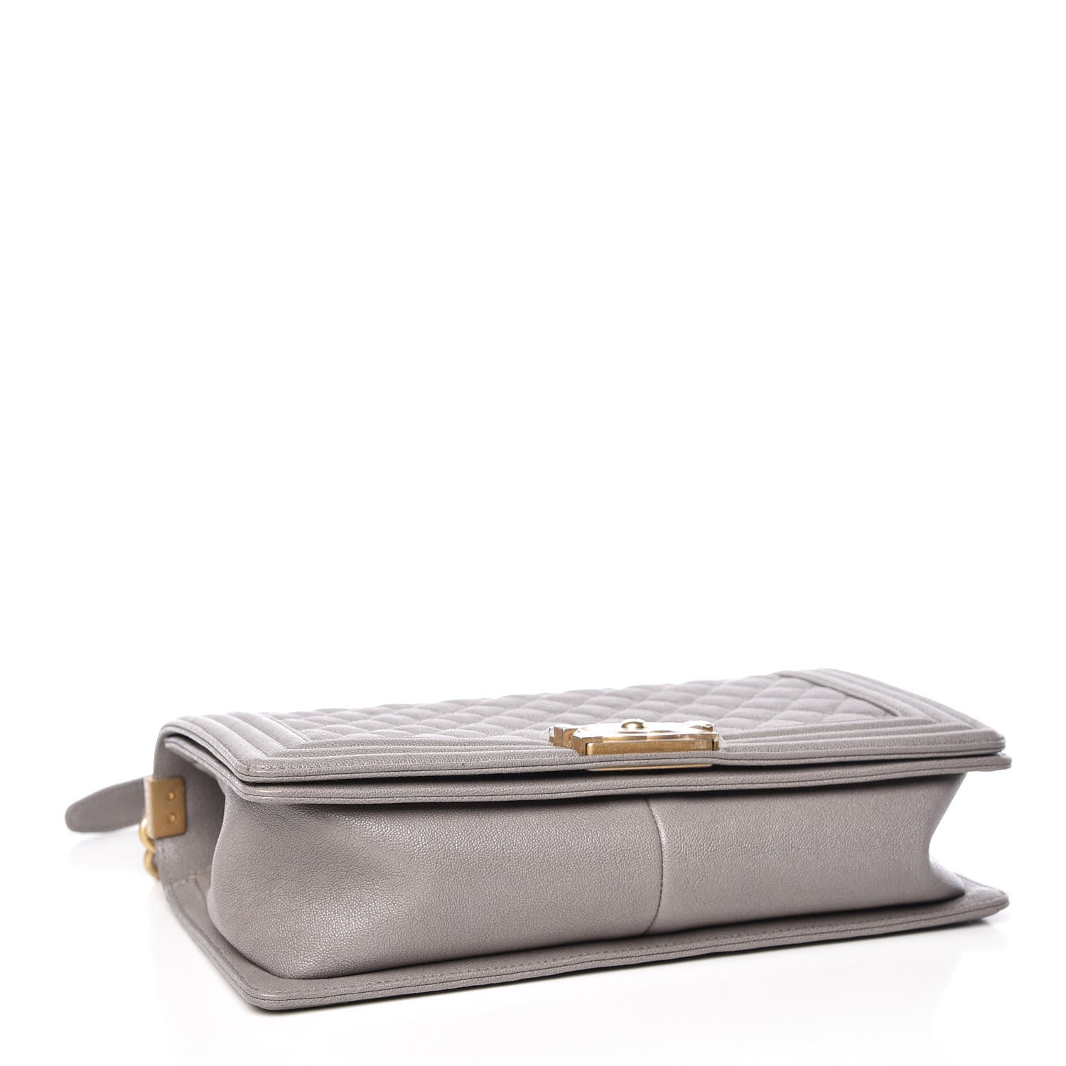 Chanel Caviar Quilted New Medium Boy Flap Grey 4 of 11