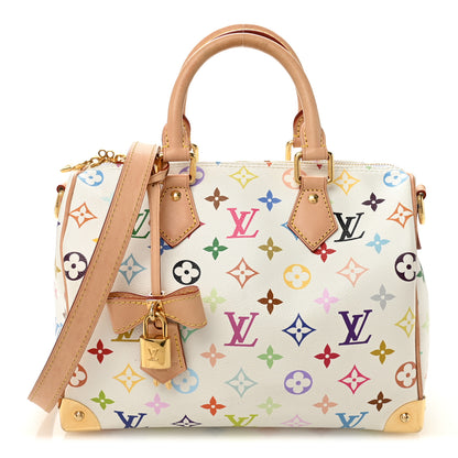 Louis Vuitton LV X TM Monogram Multicolor Speedy Bandouliere 25 White 1 of 13