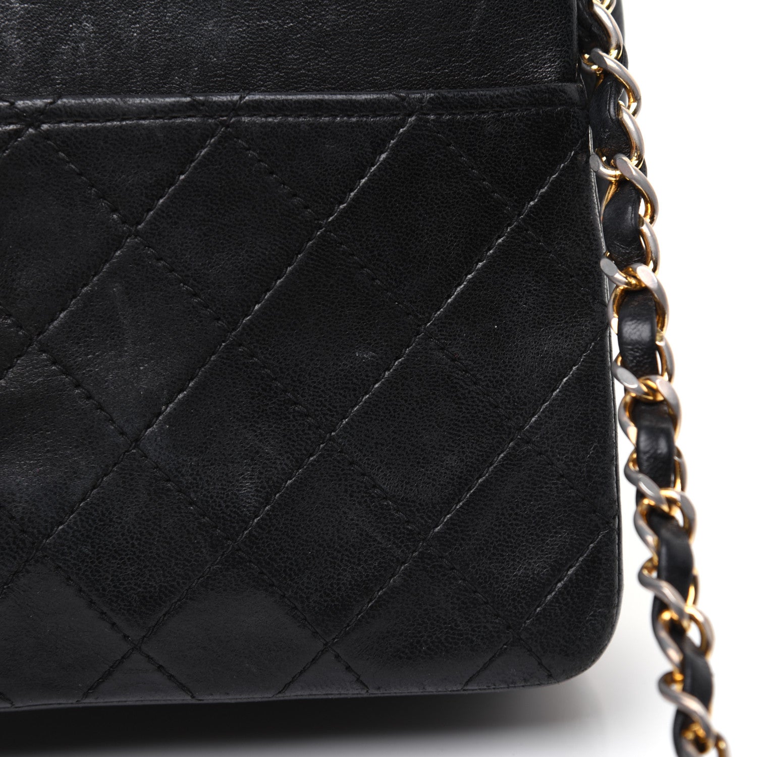 Chanel Lambskin Quilted Small Single Flap Black 28 of 40