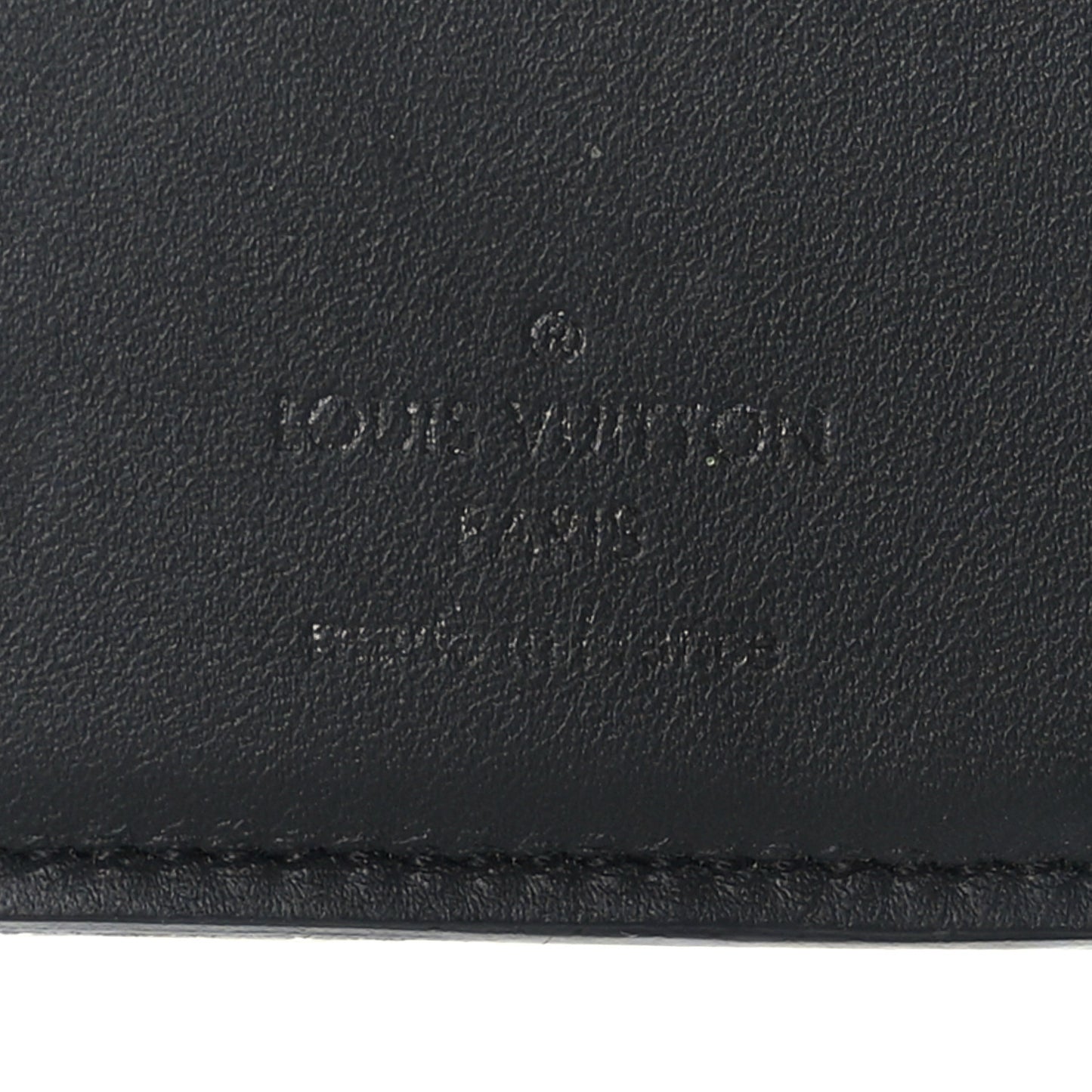 Calfskin Monogram Shadow Pocket Organizer Black