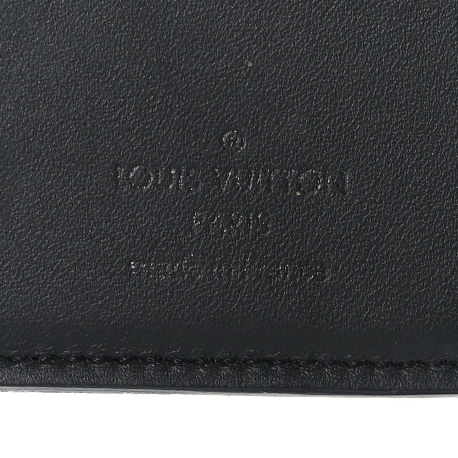 Louis Vuitton Calfskin Monogram Shadow Pocket Organizer Black 6 of 6
