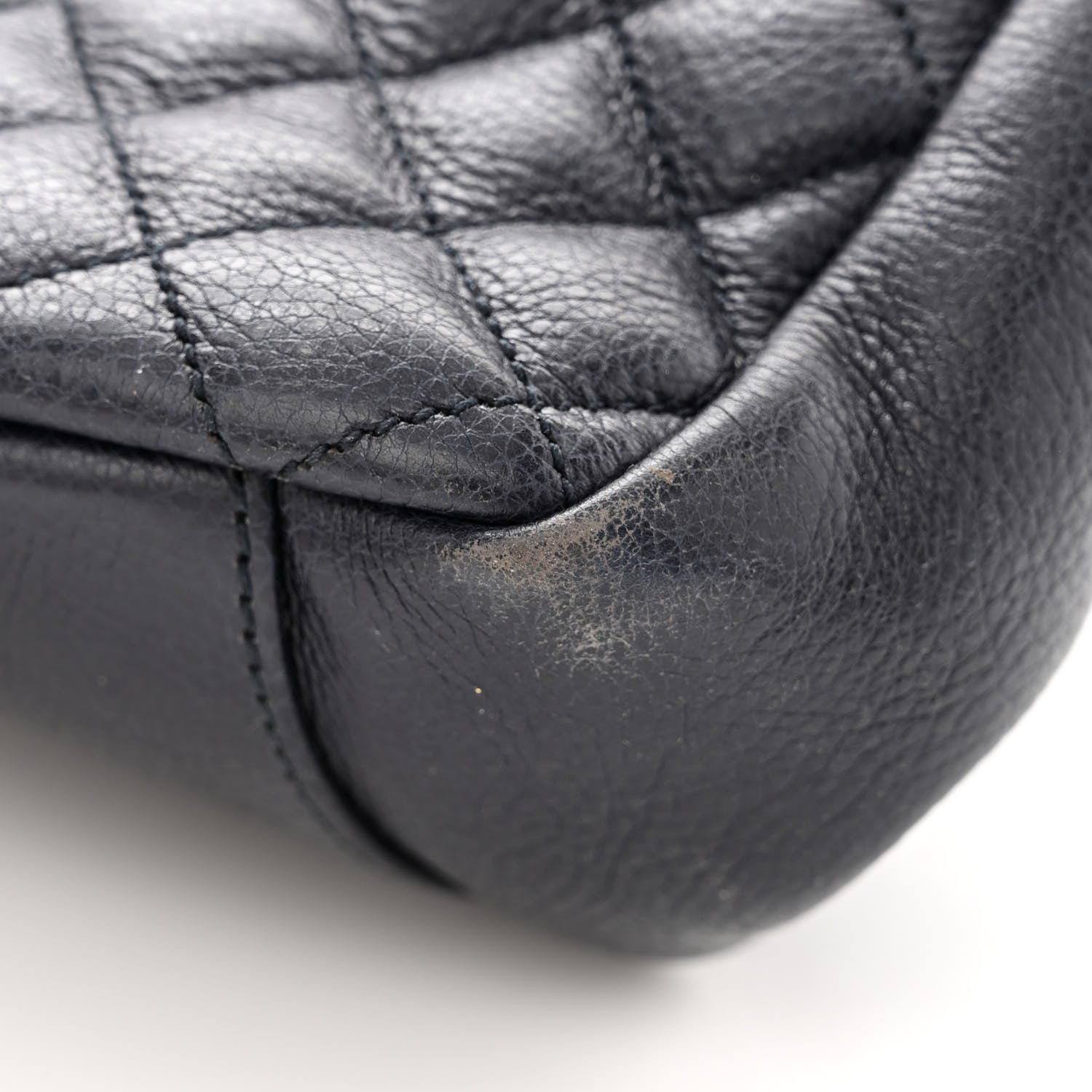 Saint Laurent SAINT LAURENT Calfskin Mixed Matelasse Triquilt Large Monogram Envelope Satchel Deep Marine 17 of 19