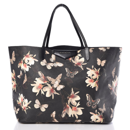 Givenchy Textured Coated Canvas Magnolia and Moth Print Large Antigona Tote 3 of 19