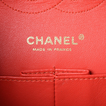 Chanel Lambskin Quilted Medium Double Flap Red 6 of 8