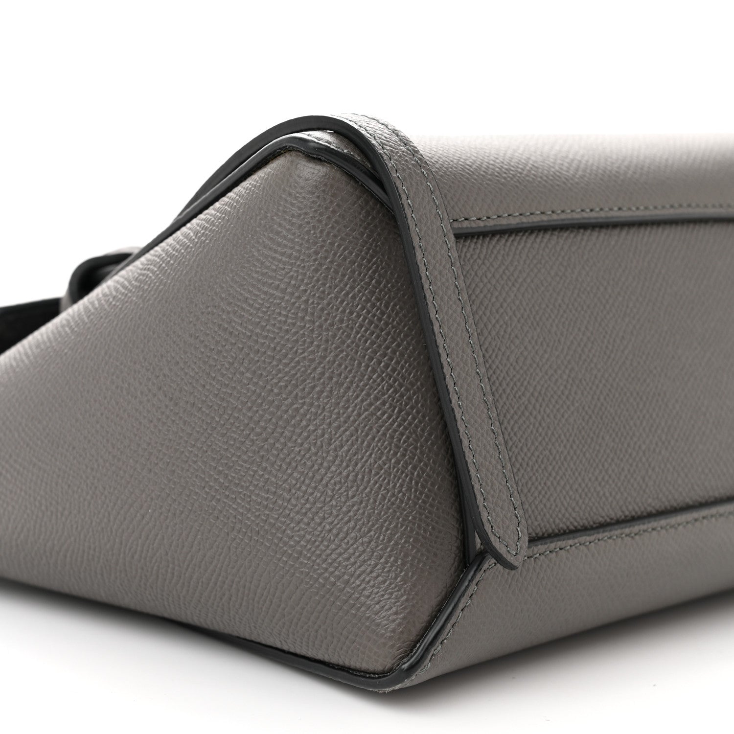 Celine Grained Calfskin Nano Belt Bag Grey 9 of 10