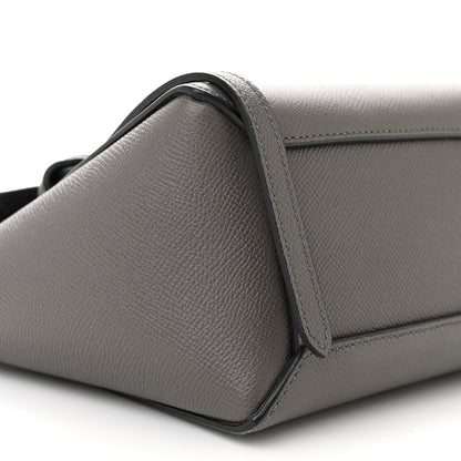 Celine Grained Calfskin Nano Belt Bag Grey 9 of 10
