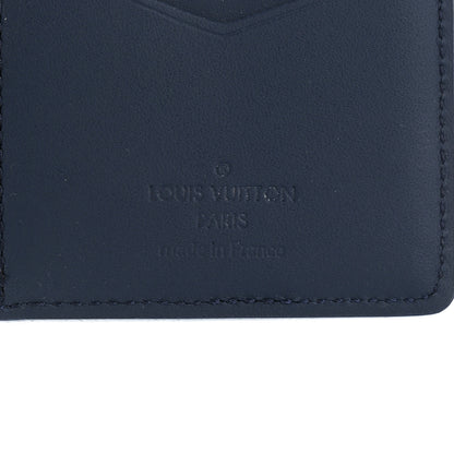 Louis Vuitton Grained Calfskin Aerogram Pocket Organizer Marine 6 of 6