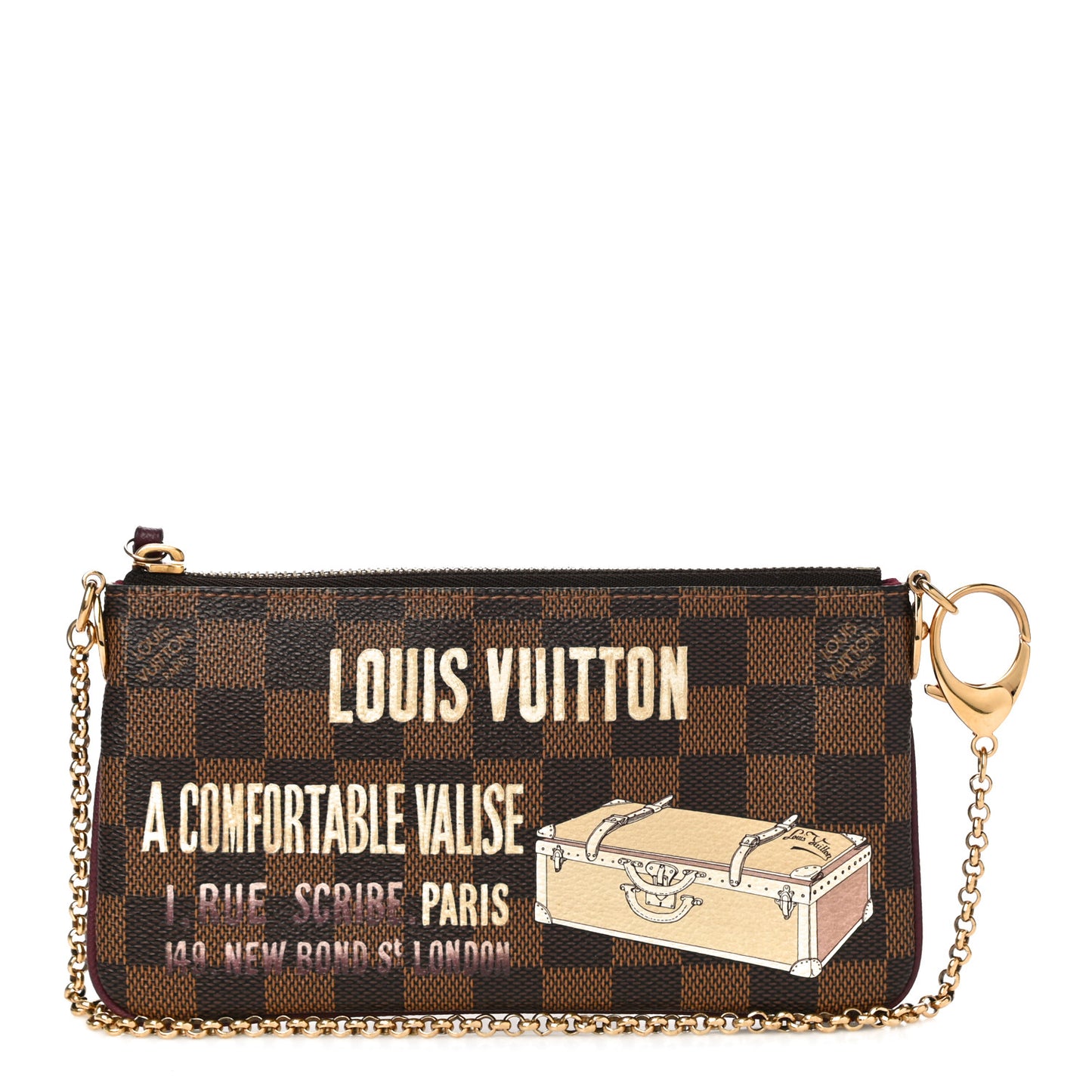 Damier Ebene Milla MM Trunk Pochette