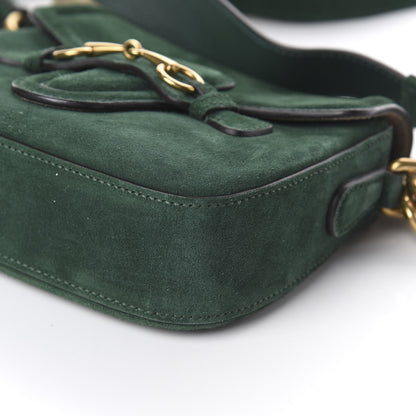 Gucci Suede Small Lady Shoulder Bag Green 8 of 8