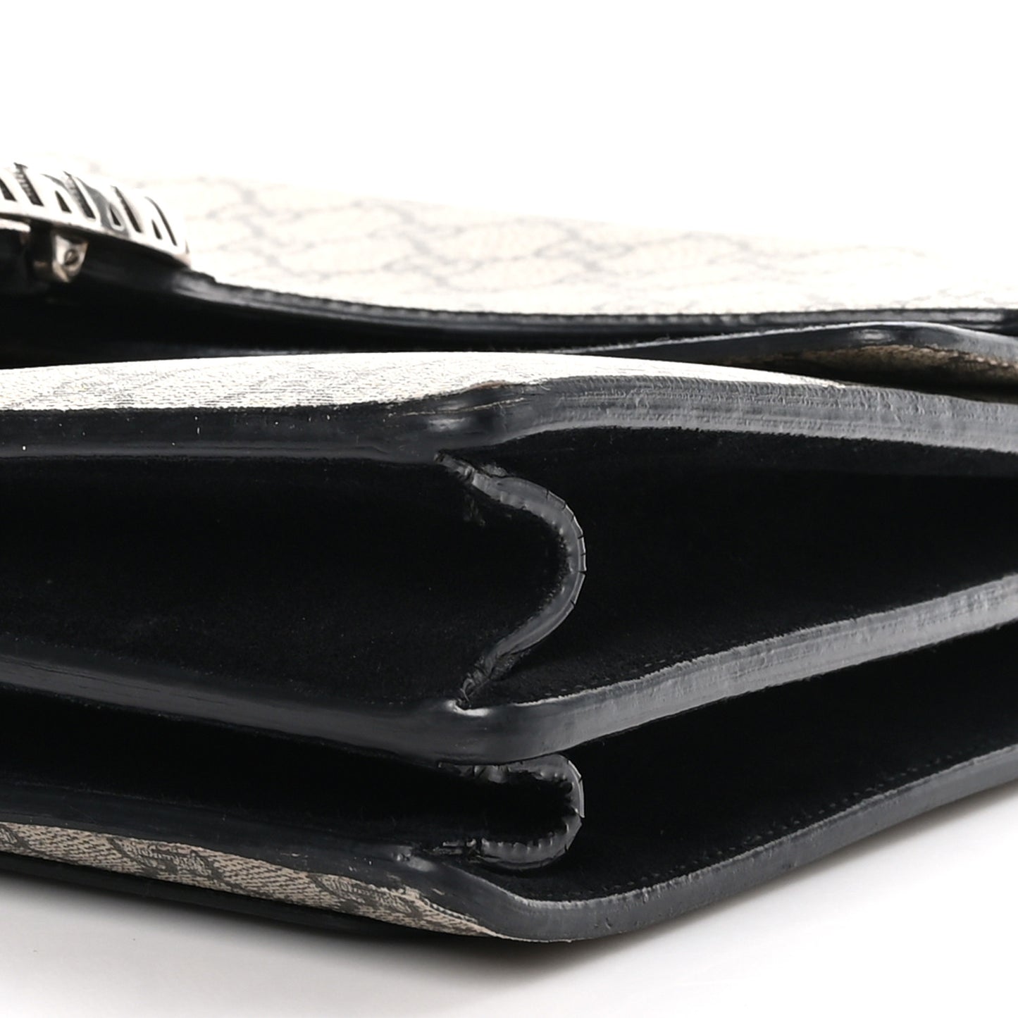 GG Supreme Monogram Medium Dionysus Shoulder Bag Black