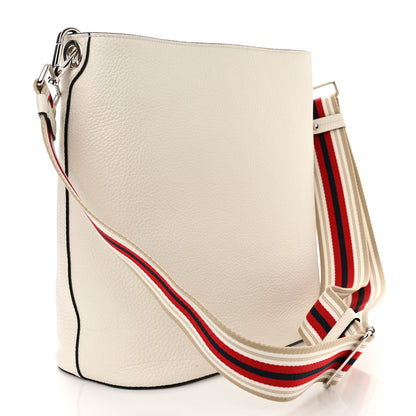 Prada Vitello Phenix Logo Hobo White 3 of 11