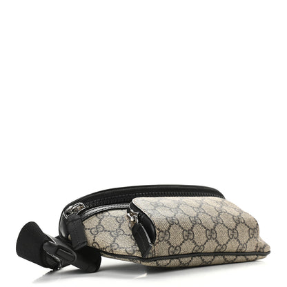 Gucci GG Supreme Monogram Belt Bag Black 4 of 9