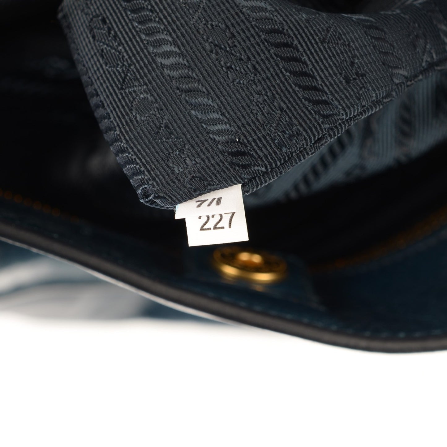 Vitello Shine Tote Denim
