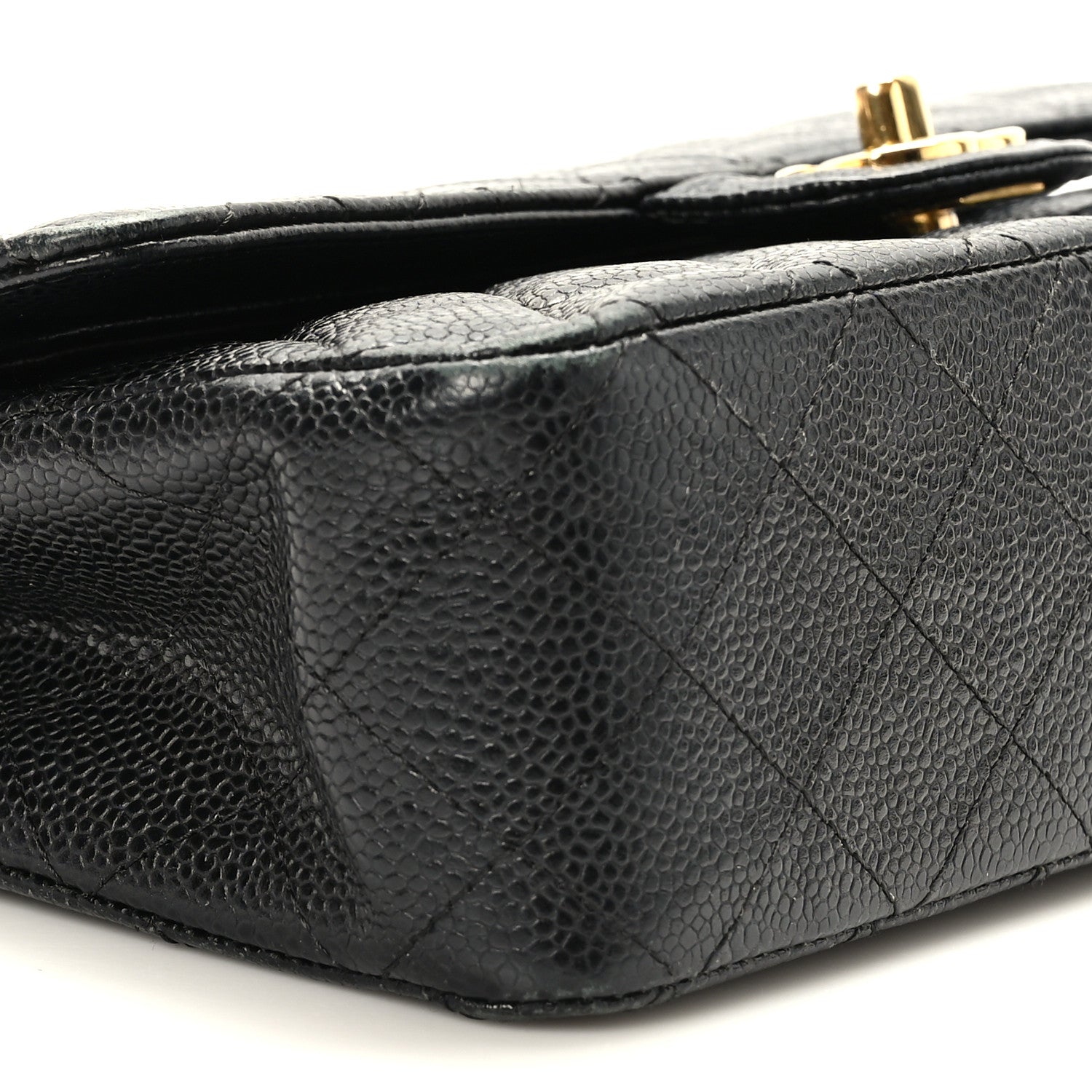 Chanel Caviar Quilted Medium Double Flap Black 8 of 9
