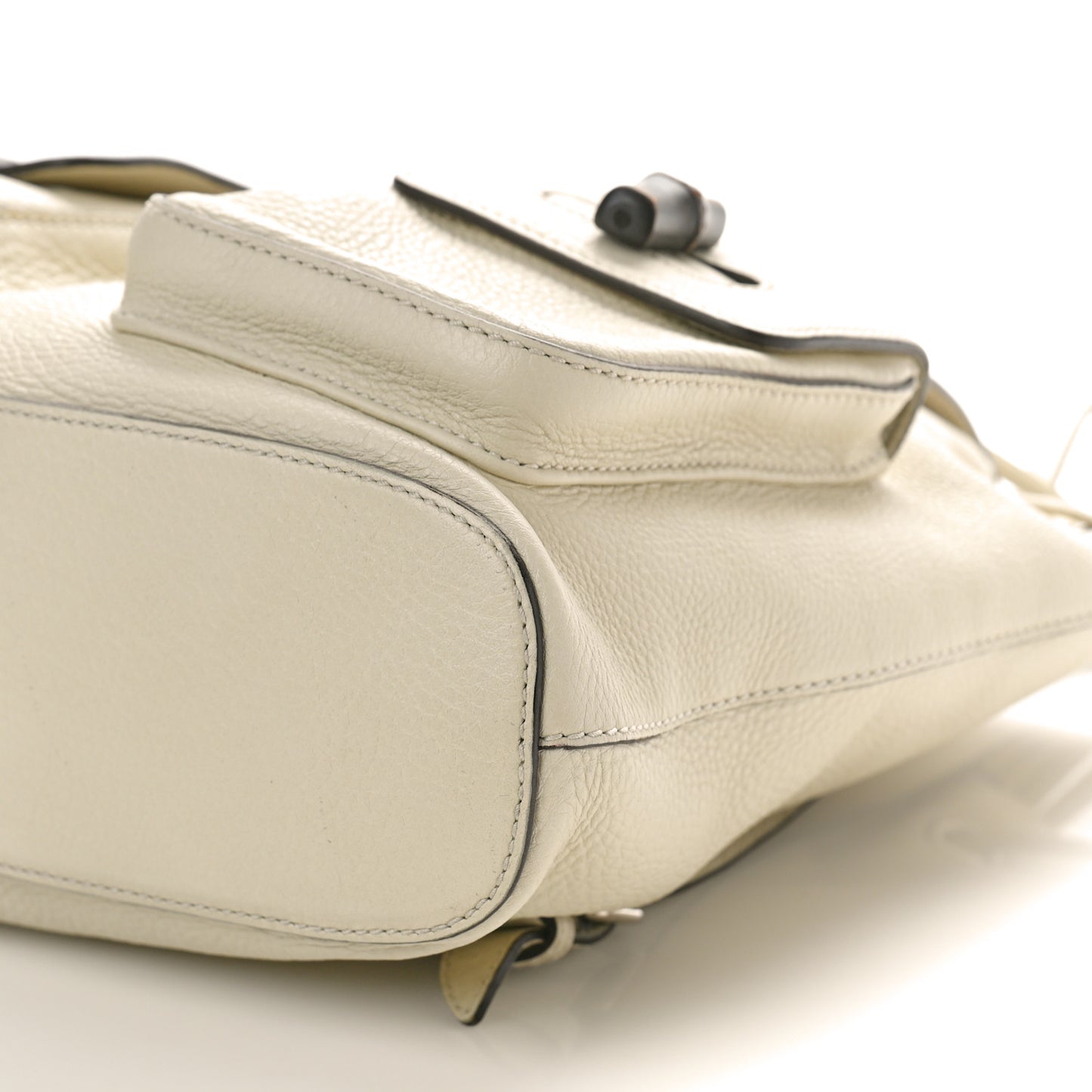 Cellarius Calfskin Medium Bamboo Backpack Mystic White