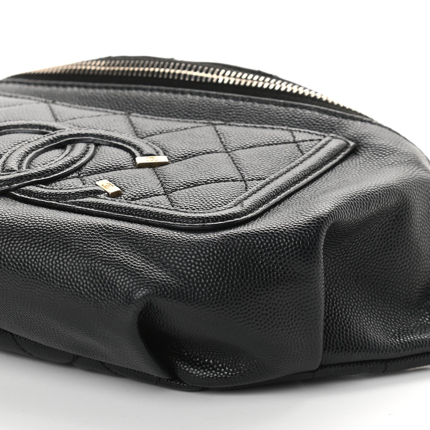 Chanel Caviar Quilted Filigree Waist Bag Black 9 of 9