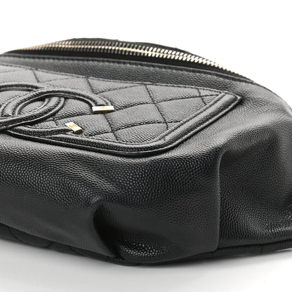 Chanel Caviar Quilted Filigree Waist Bag Black 9 of 9