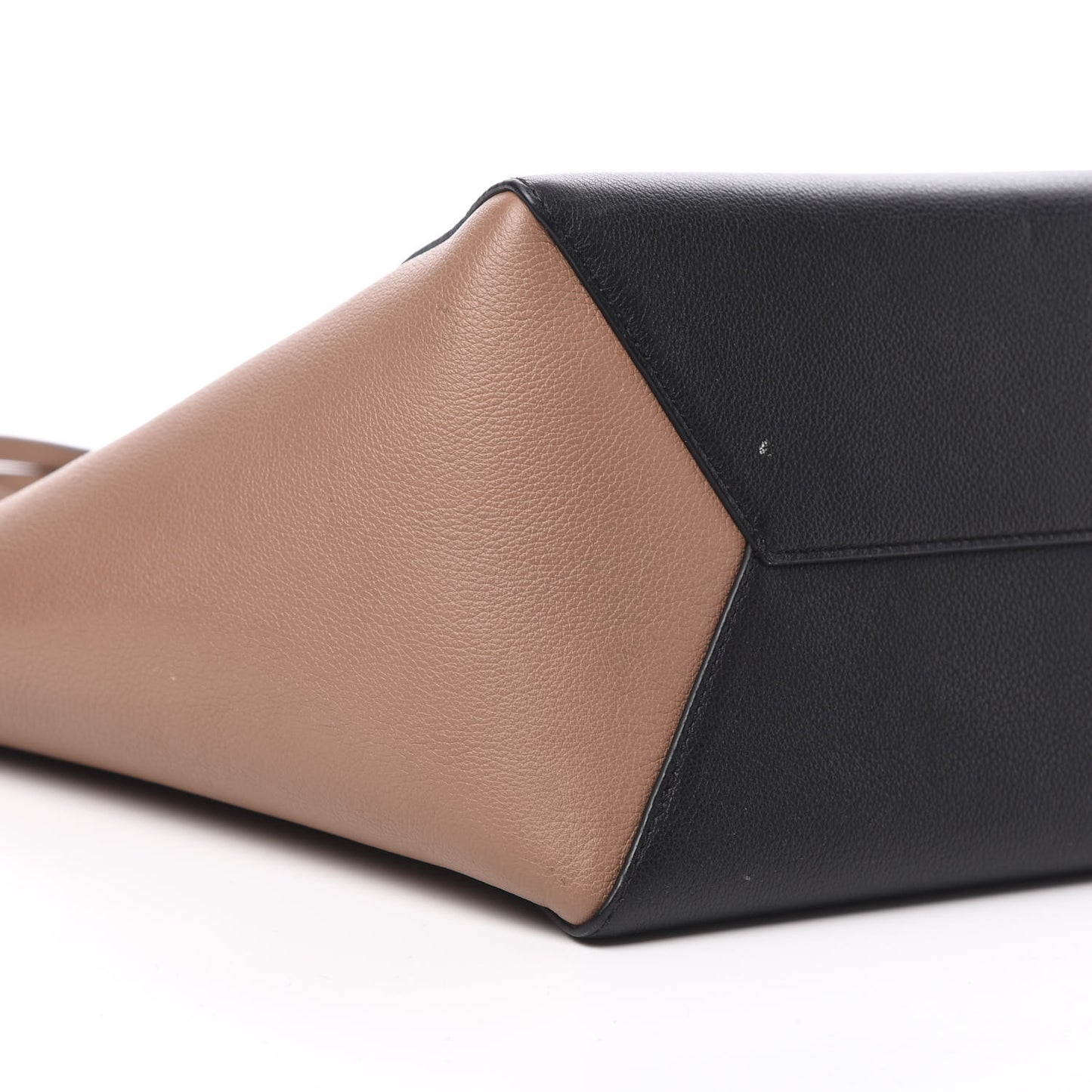 Calfskin Lockme Cabas Bois de Rose Black