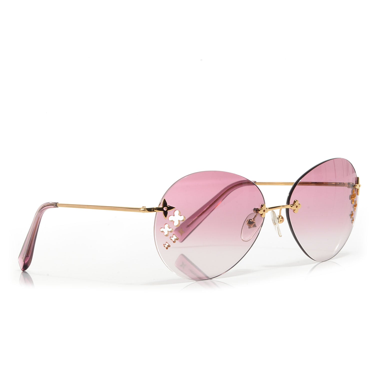 Louis Vuitton Round Desmayo Sunglasses 3 of 5
