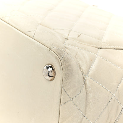 Chanel Aged Calfskin Quilted Large Cotton Club Tote Pearl 15 of 17