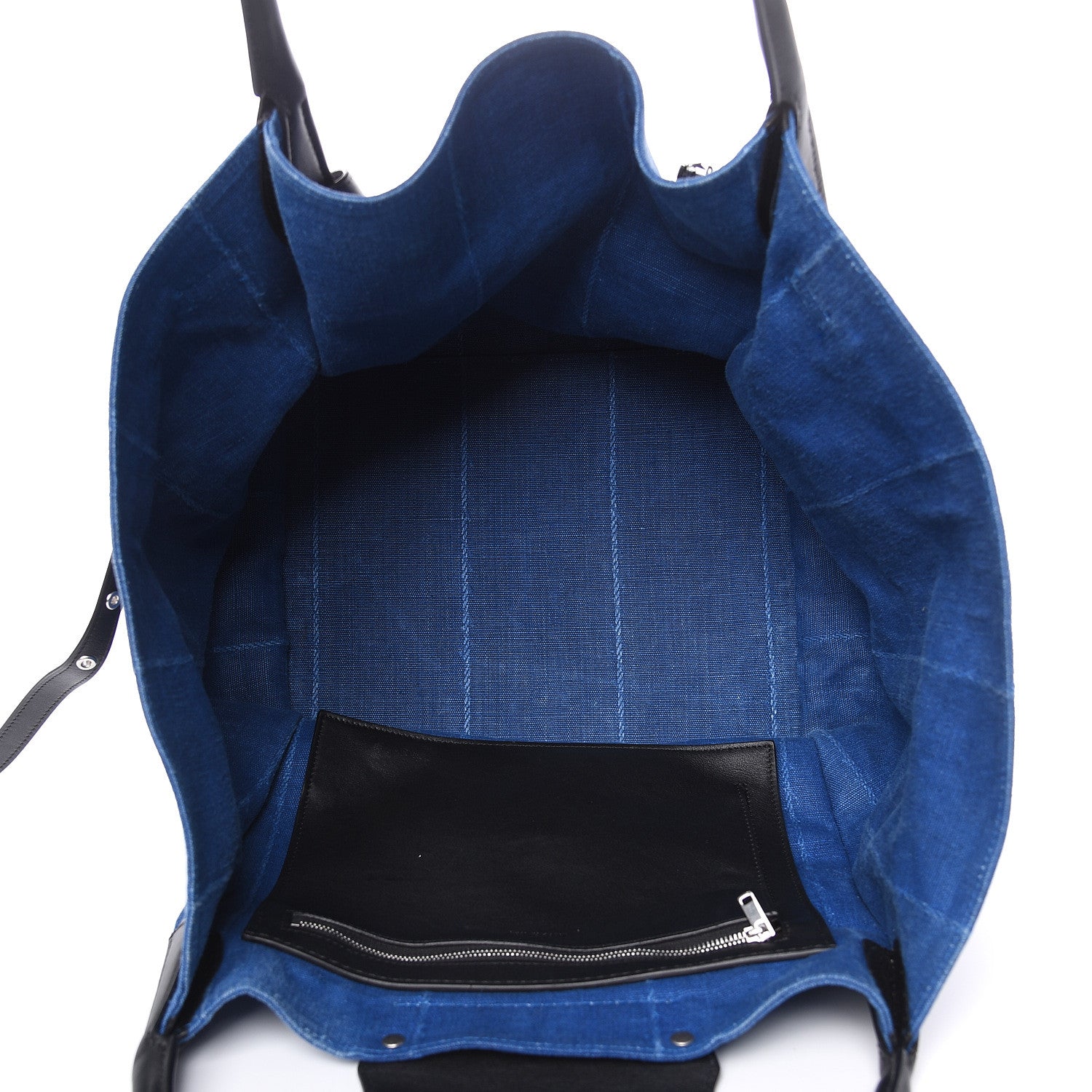 Celine Denim Medium Big Bag Navy Blue 5 of 15