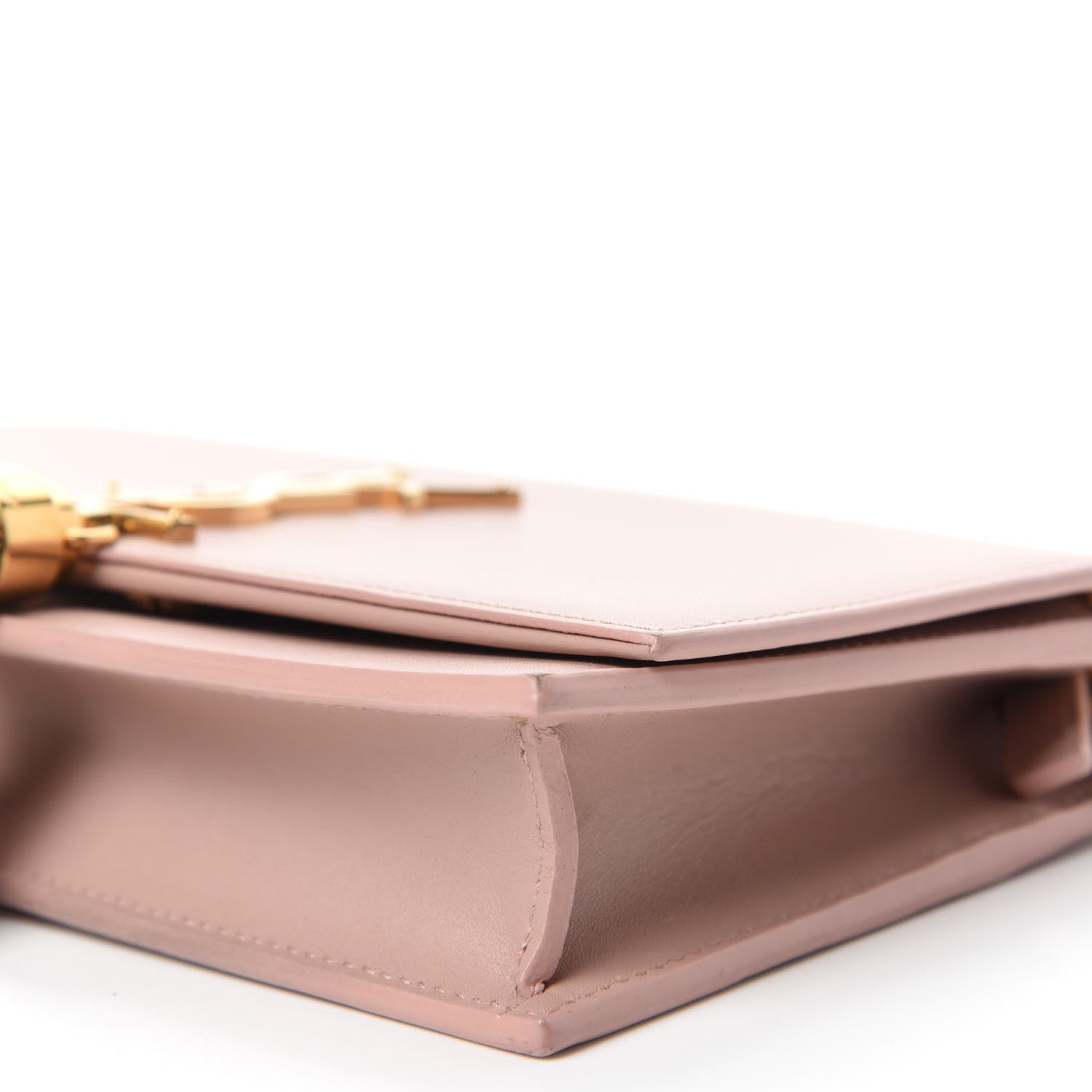 Saint Laurent Smooth Calfskin Classic Monogram Kate Tassel Chain Wallet Pale Pink 7 of 10