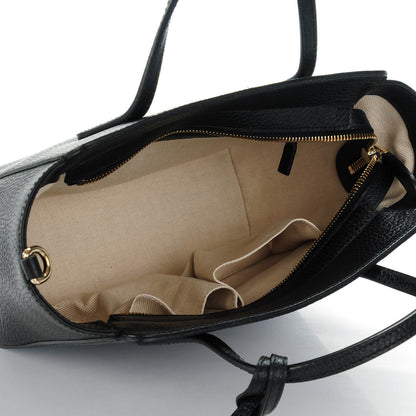 Gucci Dollar Calfskin Mini Swing Top Handle Bag Black 5 of 6