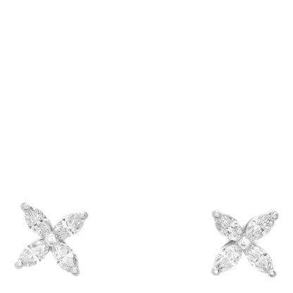 Chanel Crystal CC Camellia Drop Earrings Gold 3 of 5