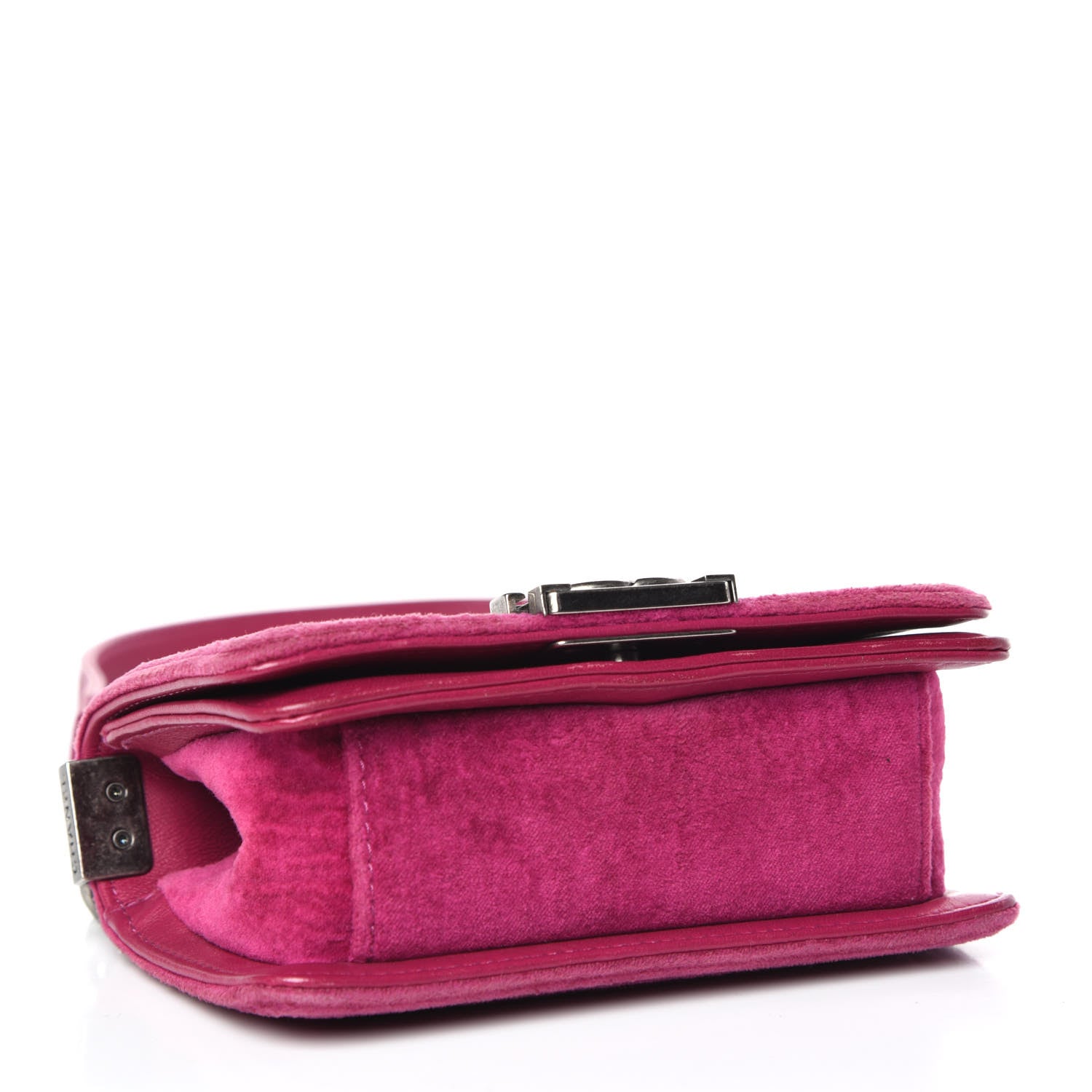 Chanel Velvet Quilted Mini Boy Flap Pink 5 of 13