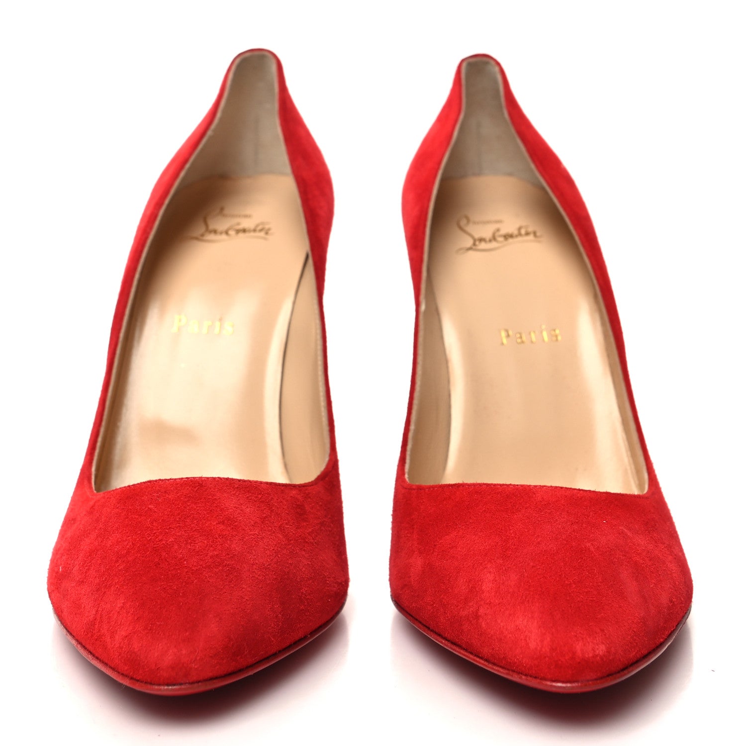 Christian Louboutin Suede So Kate 100 Pumps 39.5 Loubi 2 of 8