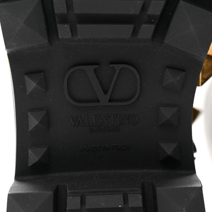 Valentino Garavani Calfskin Roman Stud Knee High Boots 36 Black 6 of 9