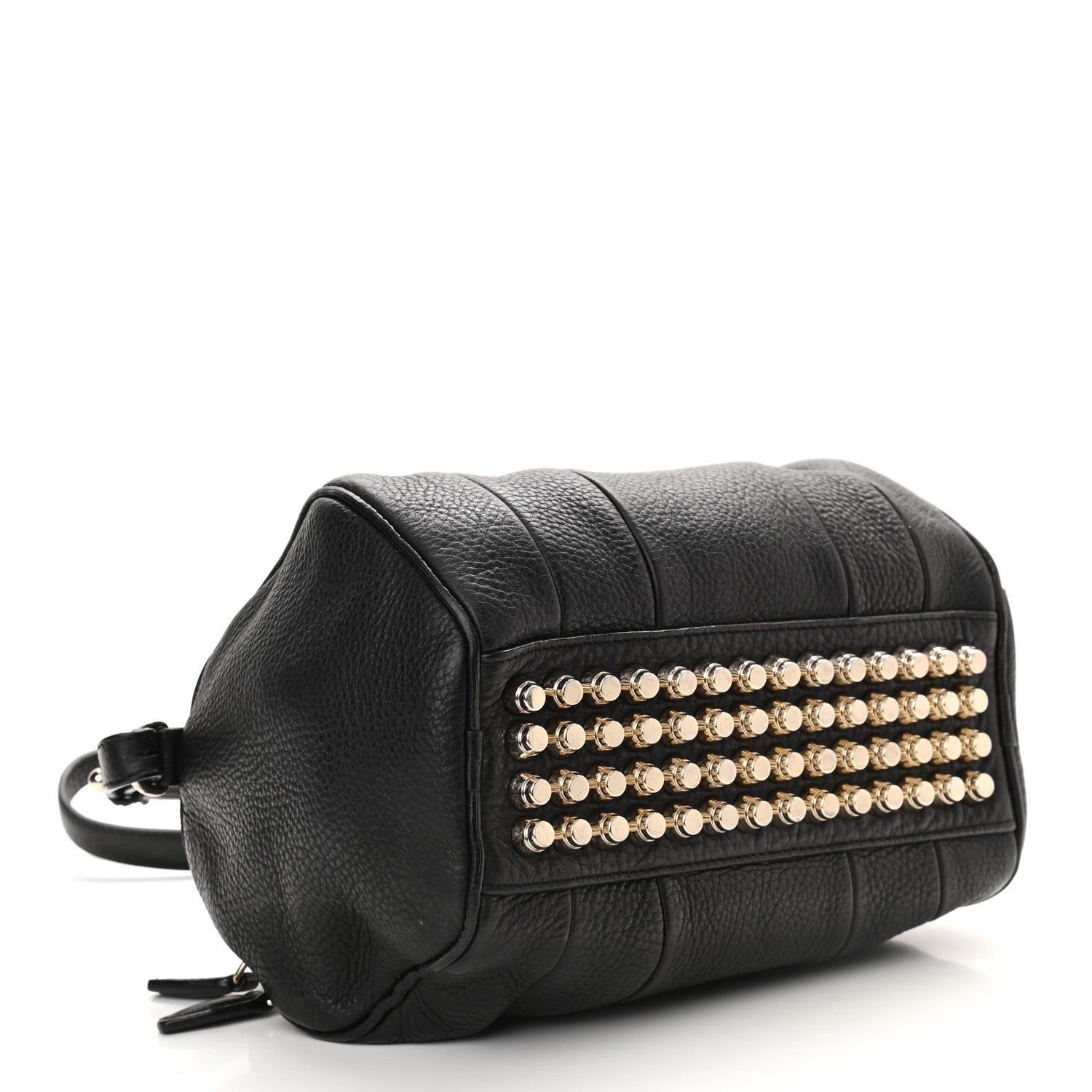 Alexander Wang Pebbled Lambskin Rockie Black Pale Gold Hardware 4 of 11