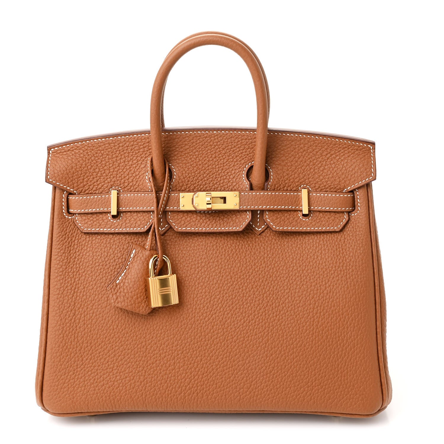 Hermes Togo Birkin 25 Gold 1 of 13