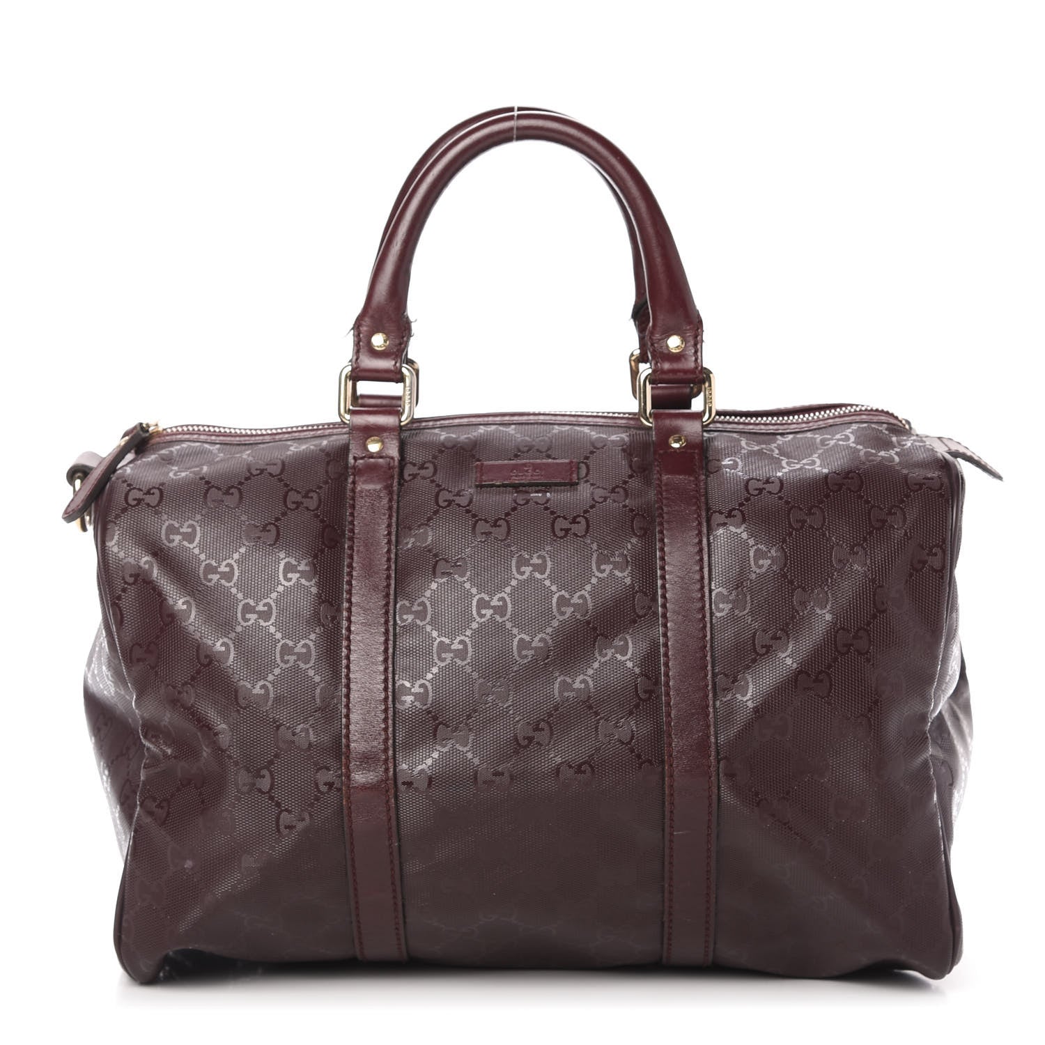 Gucci Imprime Monogram Medium Joy Boston Bordeaux 1 of 15
